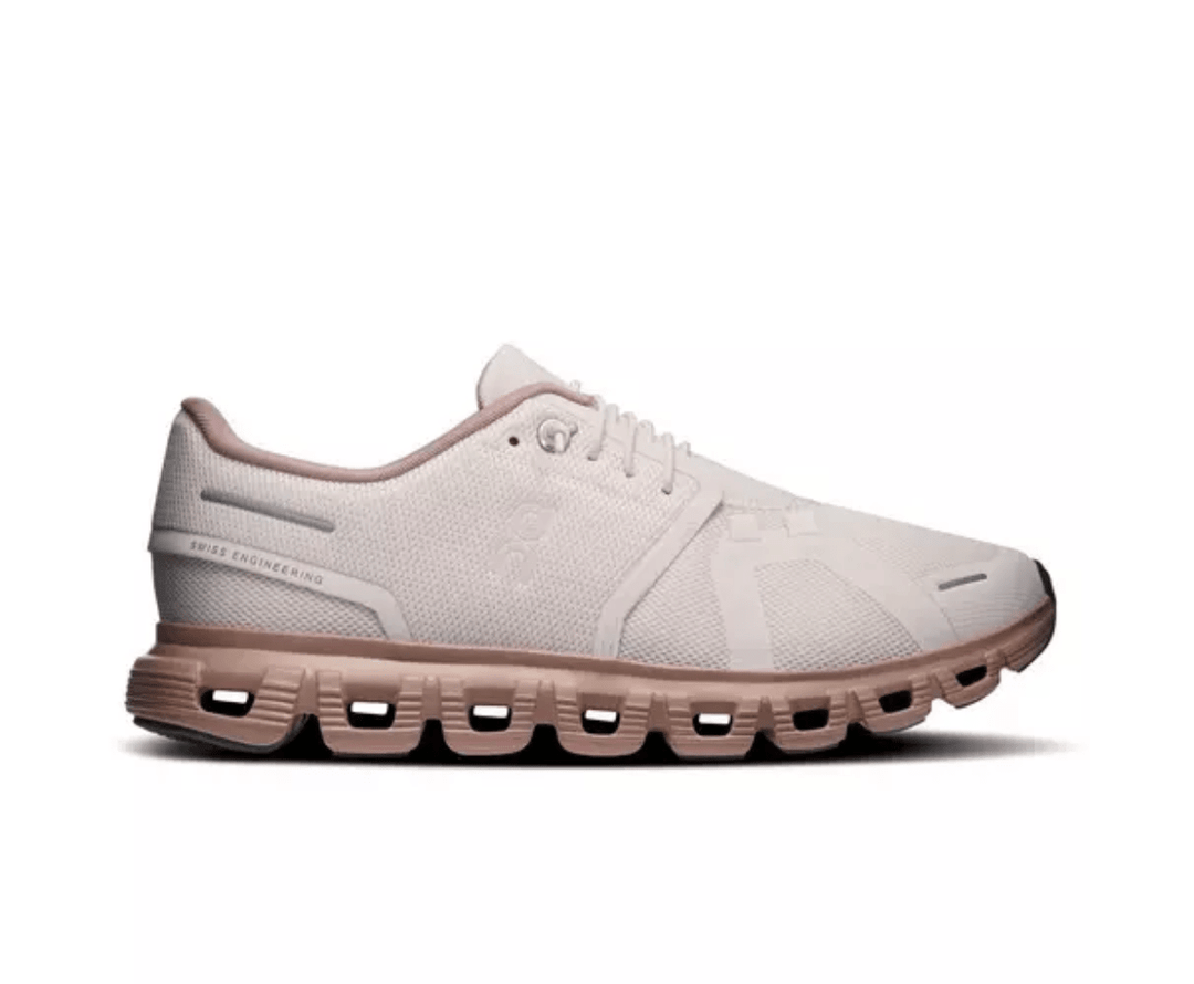 On Running CLOUD6 WOMEN OYSTER/BISCUIT SNEAKER Shoes | Shop now at Main & Taylor Shoes!
