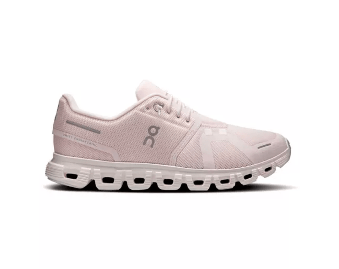 On Running CLOUD6 WOMEN SALT/GARDENIA SNEAKER Shoes | Shop now at Main &amp; Taylor Shoes!