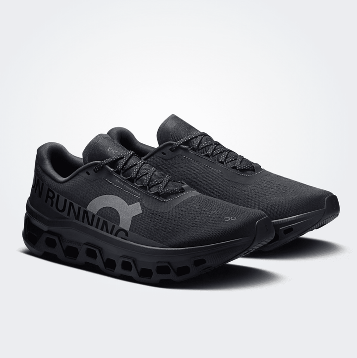On Running CLOUDMONSTER1 MEN BLACK/BLACK SNEAKER SHOES | Shop now at Main &amp; Taylor Shoes!