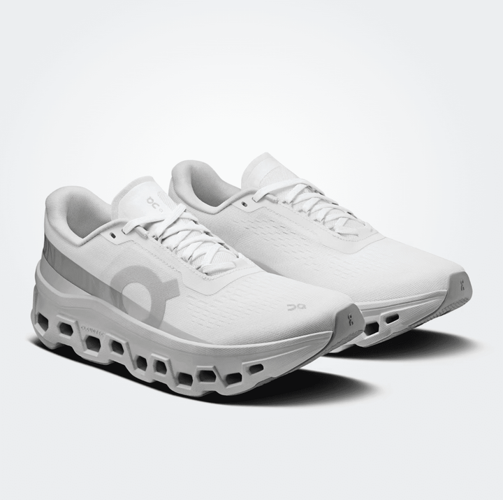 On Running CLOUDMONSTER1 WOMEN WHITE/WHITE SNEAKER SHOES | Shop now at Main &amp; Taylor Shoes!