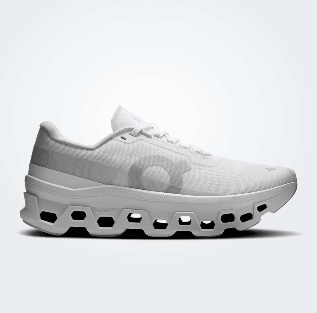 On Running CLOUDMONSTER1 WOMEN WHITE/WHITE SNEAKER SHOES | Shop now at Main &amp; Taylor Shoes!