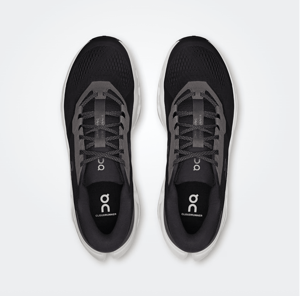 On Running CLOUDRUNNER 3 MEN BLACK/IVORY SNEAKER Shoes | Shop now at Main & Taylor Shoes!