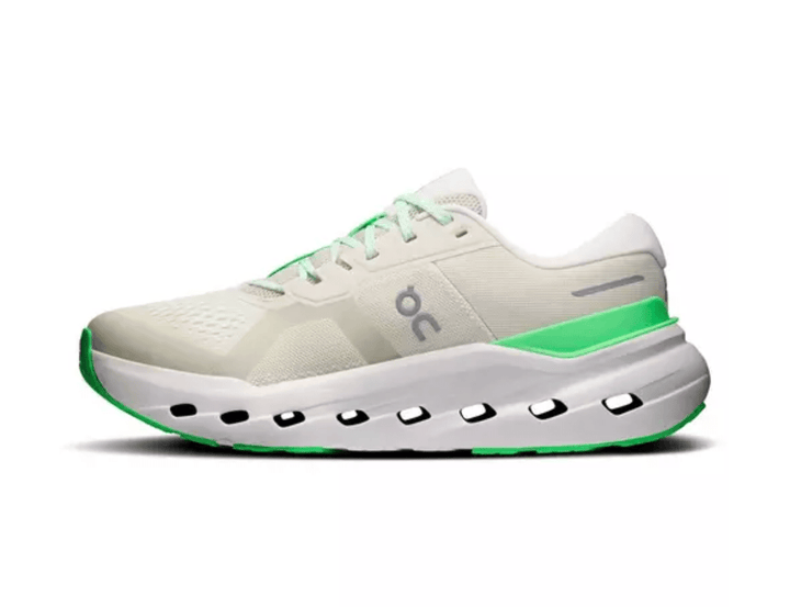 On Running CLOUDRUNNER 3 WOMEN GHOST/VERDITE SNEAKER Shoes | Shop now at Main &amp; Taylor Shoes!