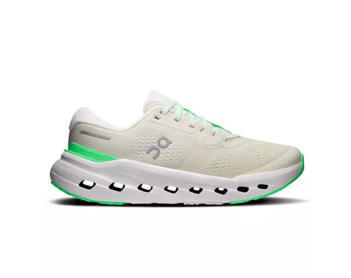 On Running CLOUDRUNNER 3 WOMEN GHOST/VERDITE SNEAKER Shoes | Shop now at Main &amp; Taylor Shoes!