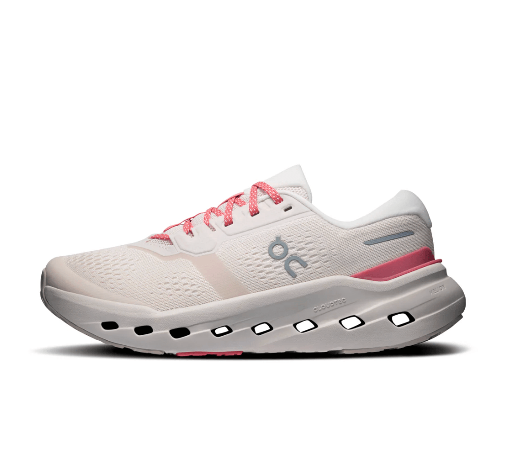 On Running CLOUDRUNNER 3 WOMEN OYSTER/CAMELLIA SNEAKER Shoes | Shop now at Main &amp; Taylor Shoes!
