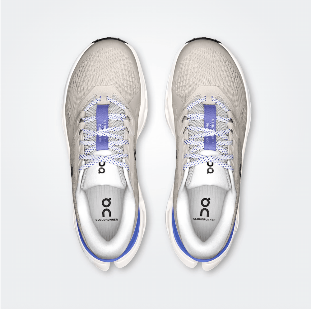 On Running CLOUDRUNNER 3 WOMEN PEARL/SAILOR SNEAKER SHOES | Shop now at Main & Taylor Shoes!