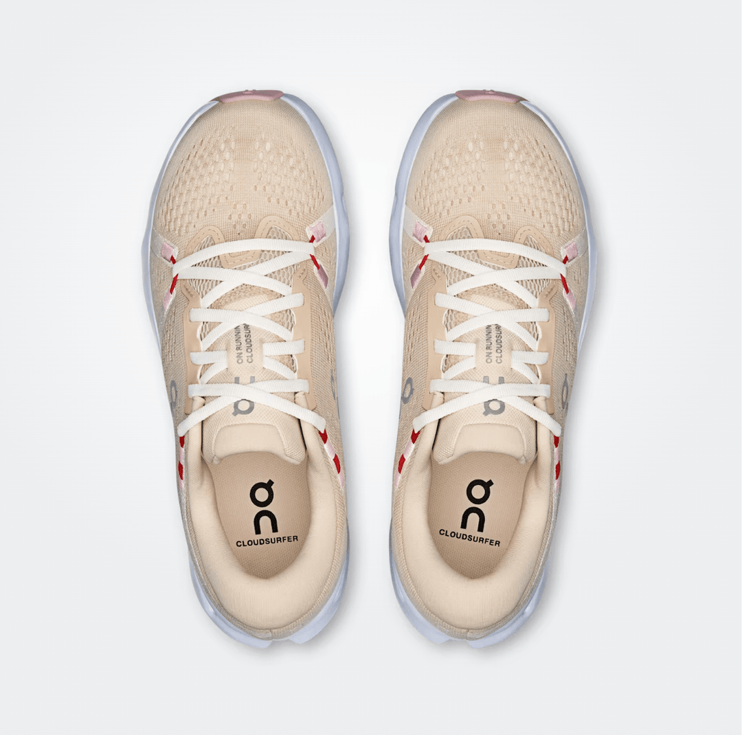 On Running CLOUDSURFER 2 WOMEN SAND/IVORY SNEAKER Shoes | Shop now at Main &amp; Taylor Shoes!