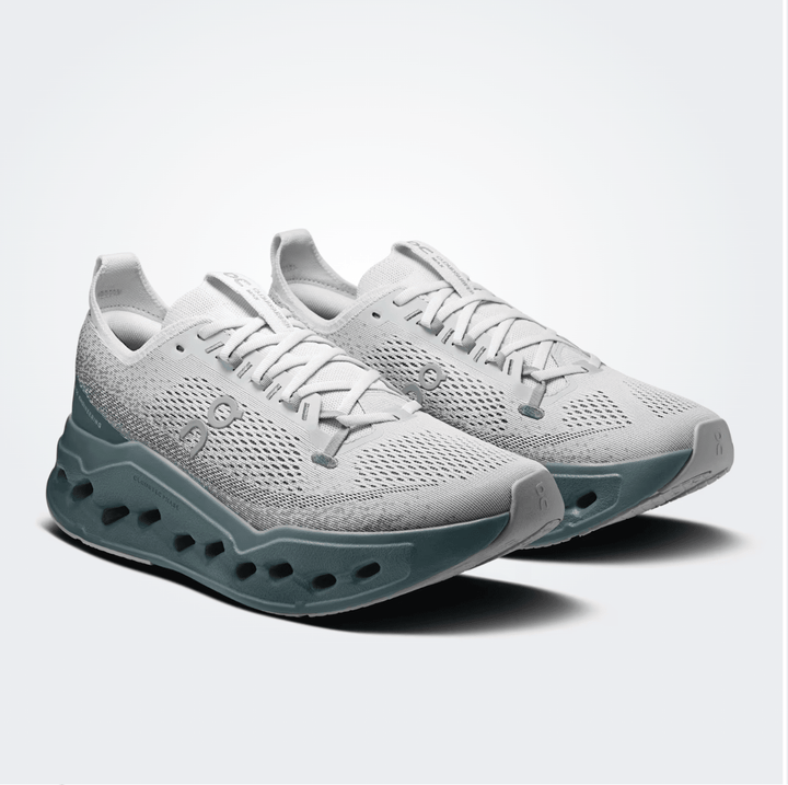On Running CLOUDSURFER MAX MEN ICEBERG/OLIVE SNEAKER SHOES | Shop now at Main &amp; Taylor Shoes!