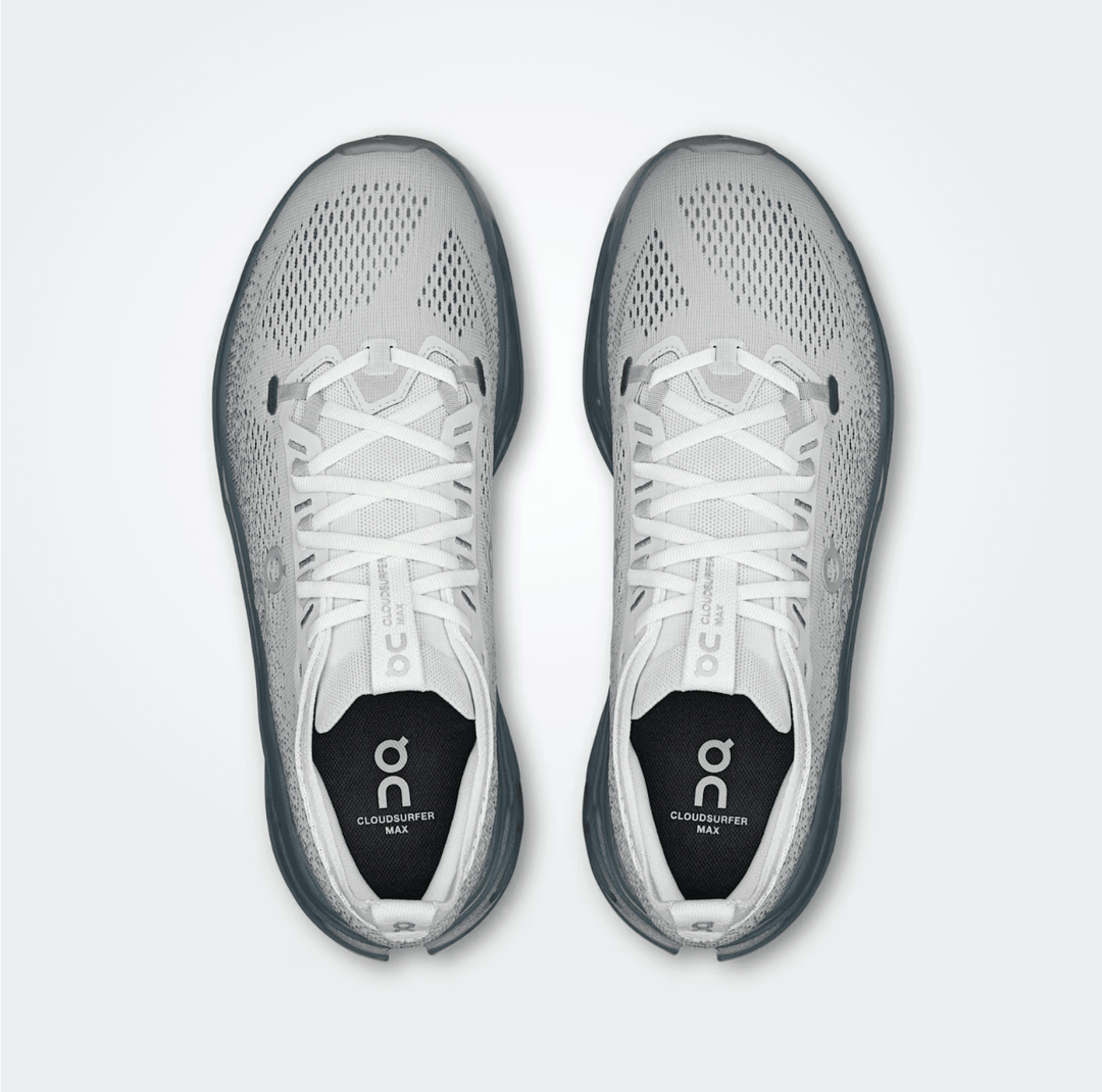 On Running CLOUDSURFER MAX MEN ICEBERG/OLIVE SNEAKER SHOES | Shop now at Main &amp; Taylor Shoes!