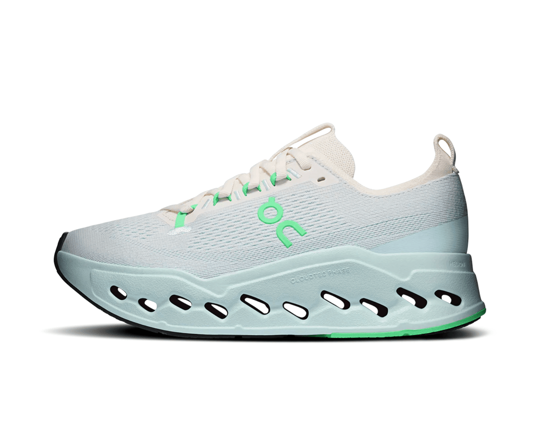 On Running CLOUDSURFER MAX WOMEN IVORY/FLURRY SNEAKER Shoes | Shop now at Main &amp; Taylor Shoes!