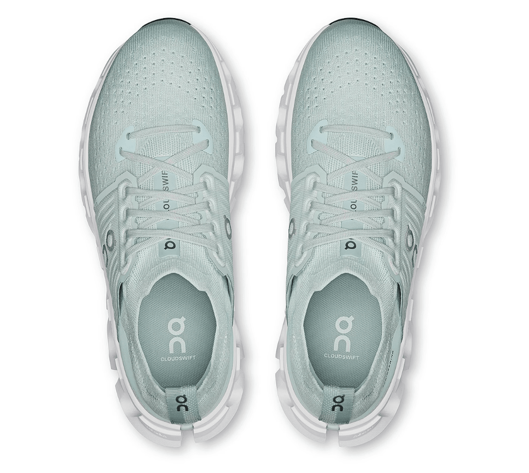 On Running CLOUDSWIFT 4 WOMEN SURF/WHITE SNEAKER Shoes | Shop now at Main &amp; Taylor Shoes!