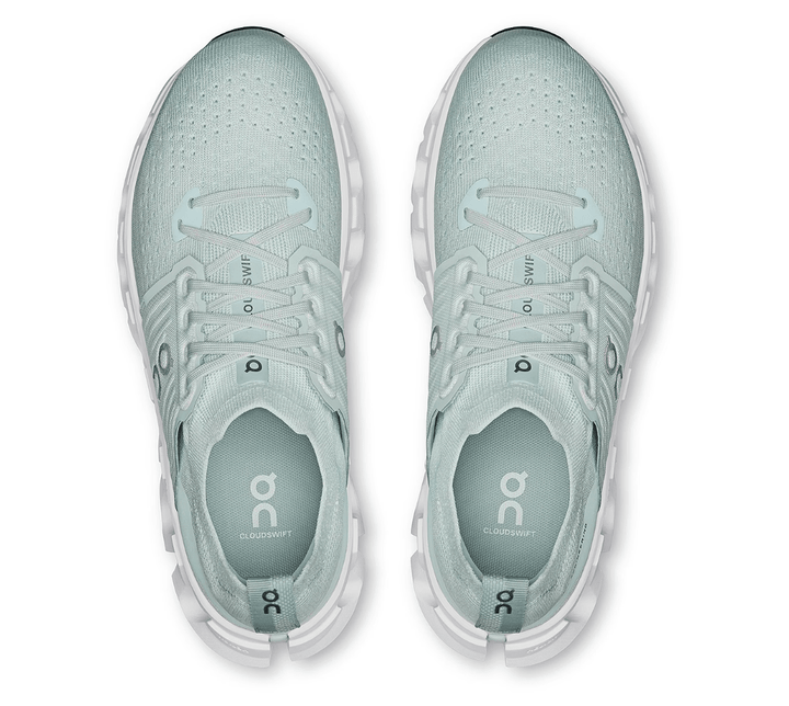 On Running CLOUDSWIFT 4 WOMEN SURF/WHITE SNEAKER Shoes | Shop now at Main &amp; Taylor Shoes!