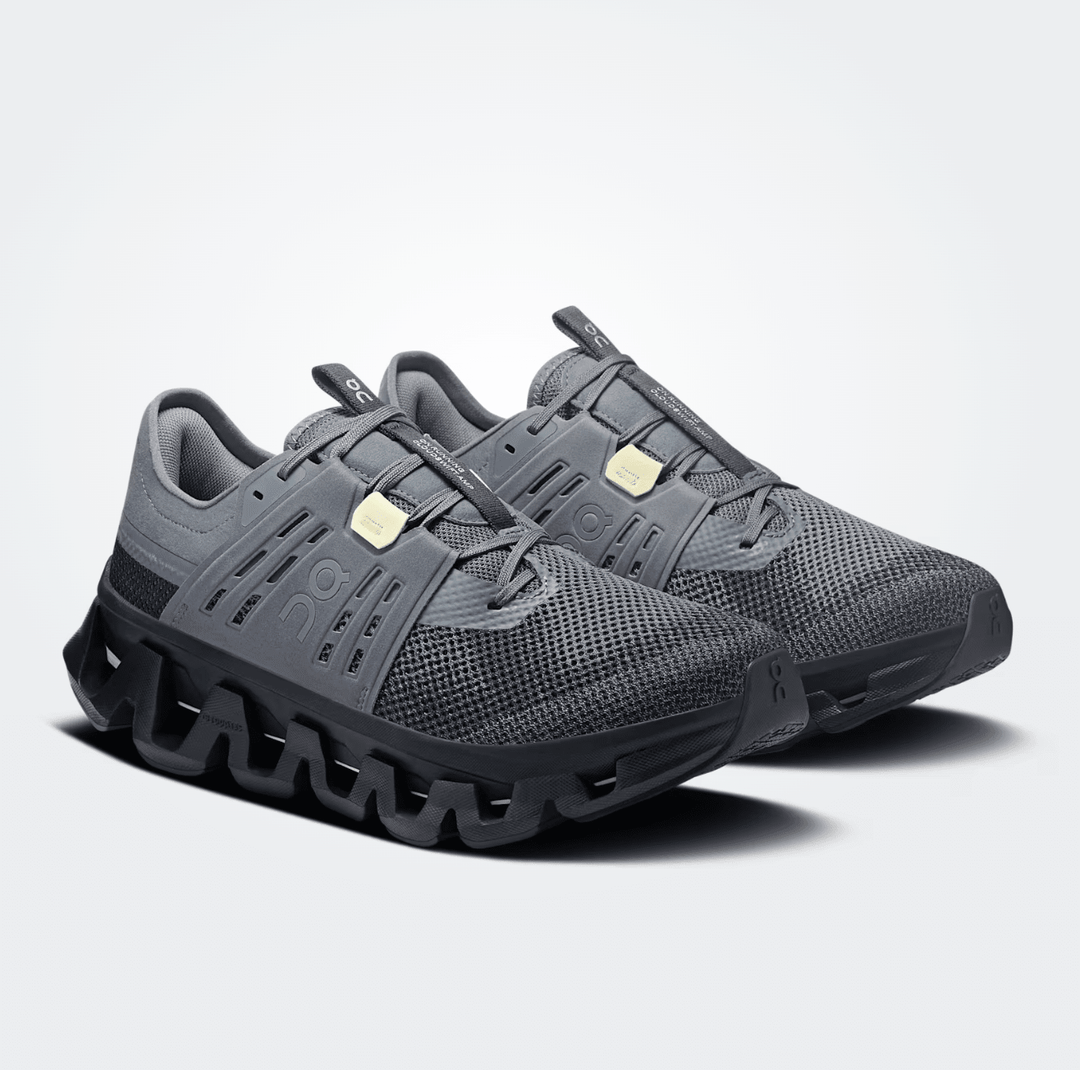 On Running CLOUDSWIFT AMP MEN STONE/BLACK SNEAKER Shoes | Shop now at Main & Taylor Shoes!