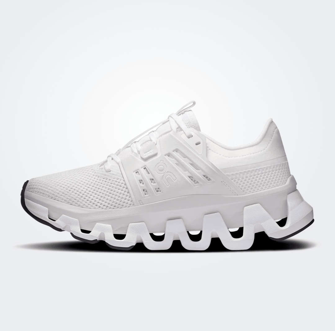 On Running CLOUDSWIFT AMP WOMEN WHITE/WHITE SNEAKER Shoes | Shop now at Main &amp; Taylor Shoes!