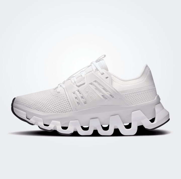 On Running CLOUDSWIFT AMP WOMEN WHITE/WHITE SNEAKER Shoes | Shop now at Main &amp; Taylor Shoes!