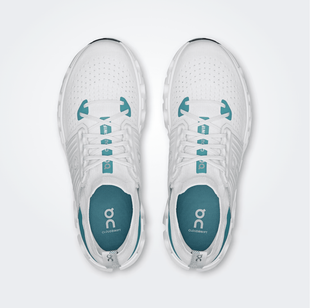 On Running CLOUDSWIFT4 MEN FROST/WHITE SNEAKER Shoes | Shop now at Main &amp; Taylor Shoes!