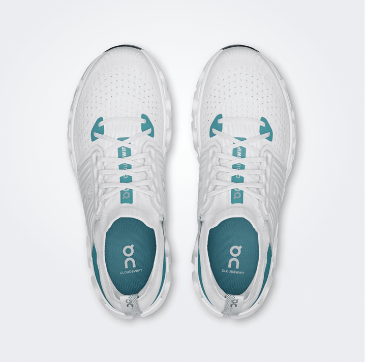 On Running CLOUDSWIFT4 MEN FROST/WHITE SNEAKER Shoes | Shop now at Main &amp; Taylor Shoes!