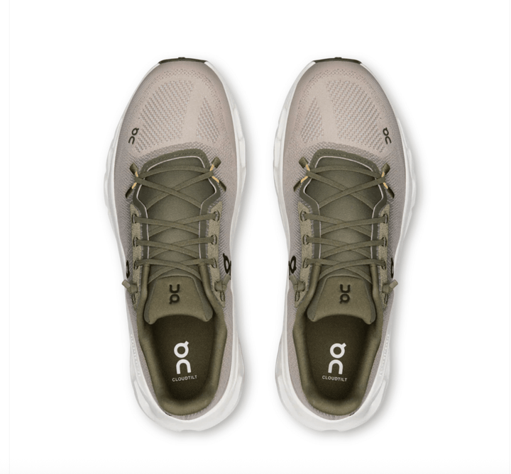On Running CLOUDTILT MEN OLIVE/DESERT SNEAKER SHOES | Shop now at Main &amp; Taylor Shoes!