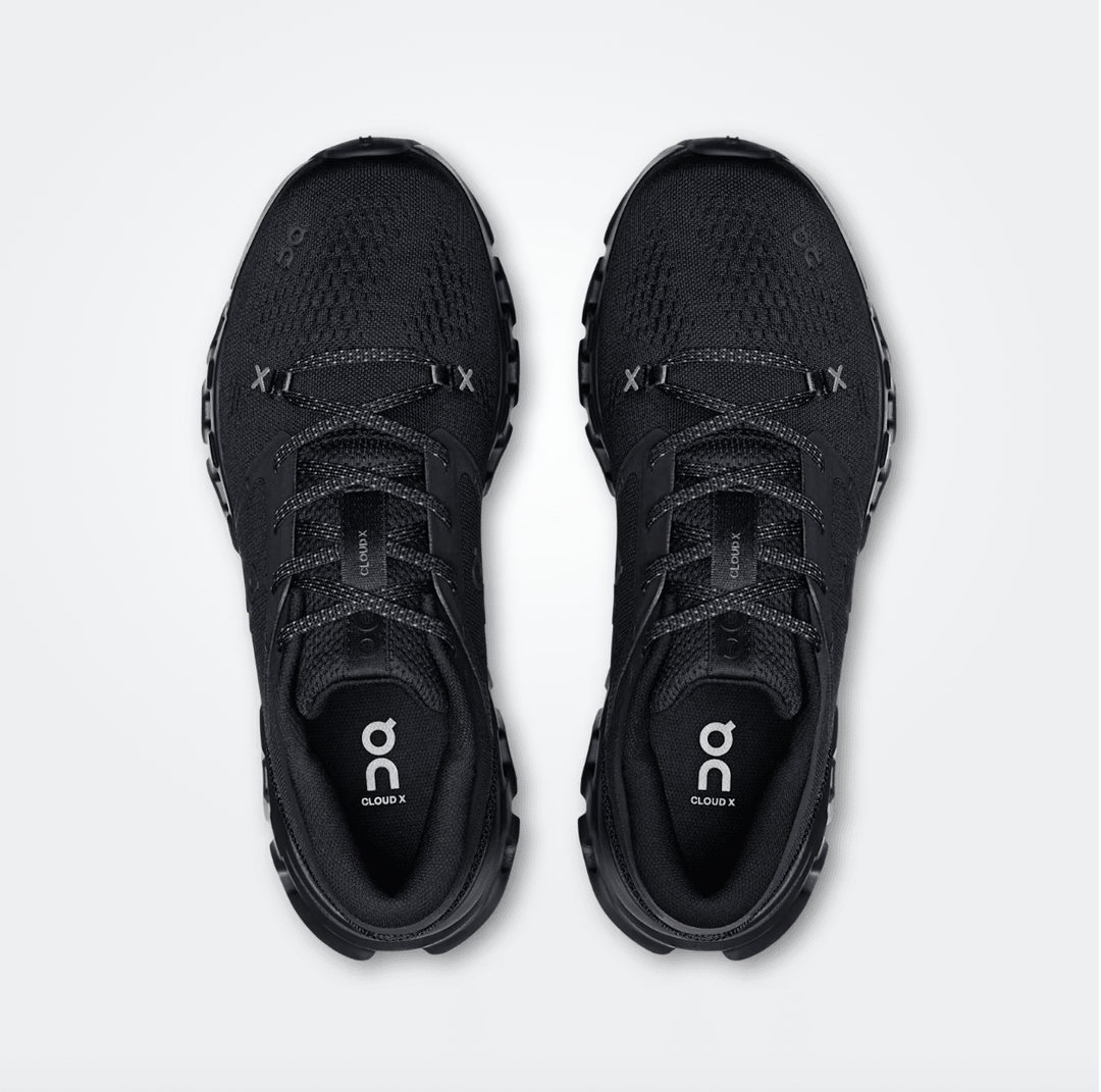 On Running CLOUDX 5 WOMEN BLACK/BLACK SNEAKER Shoes | Shop now at Main &amp; Taylor Shoes!