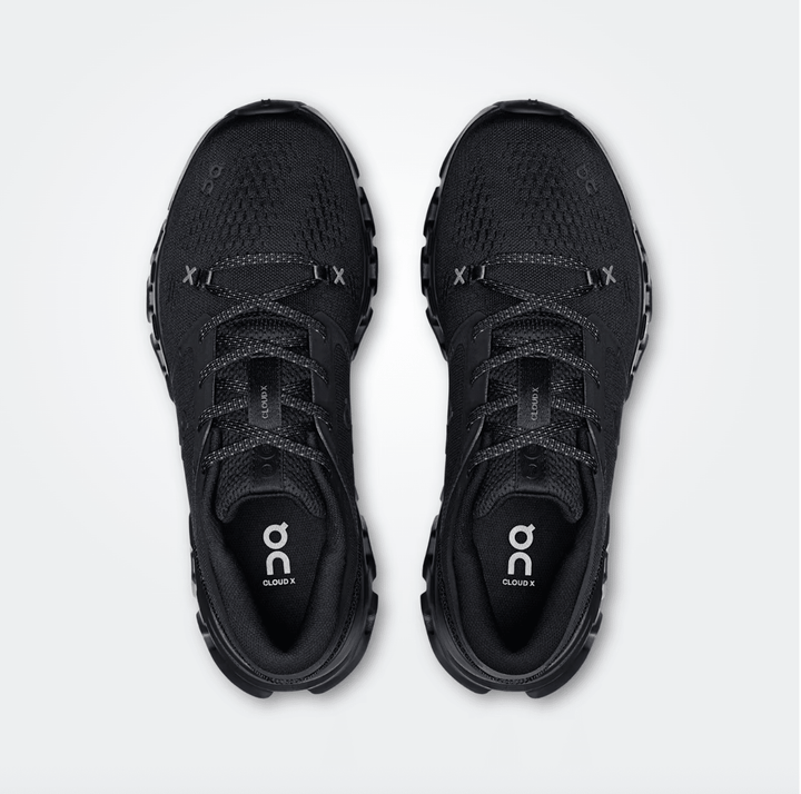 On Running CLOUDX 5 WOMEN BLACK/BLACK SNEAKER Shoes | Shop now at Main &amp; Taylor Shoes!