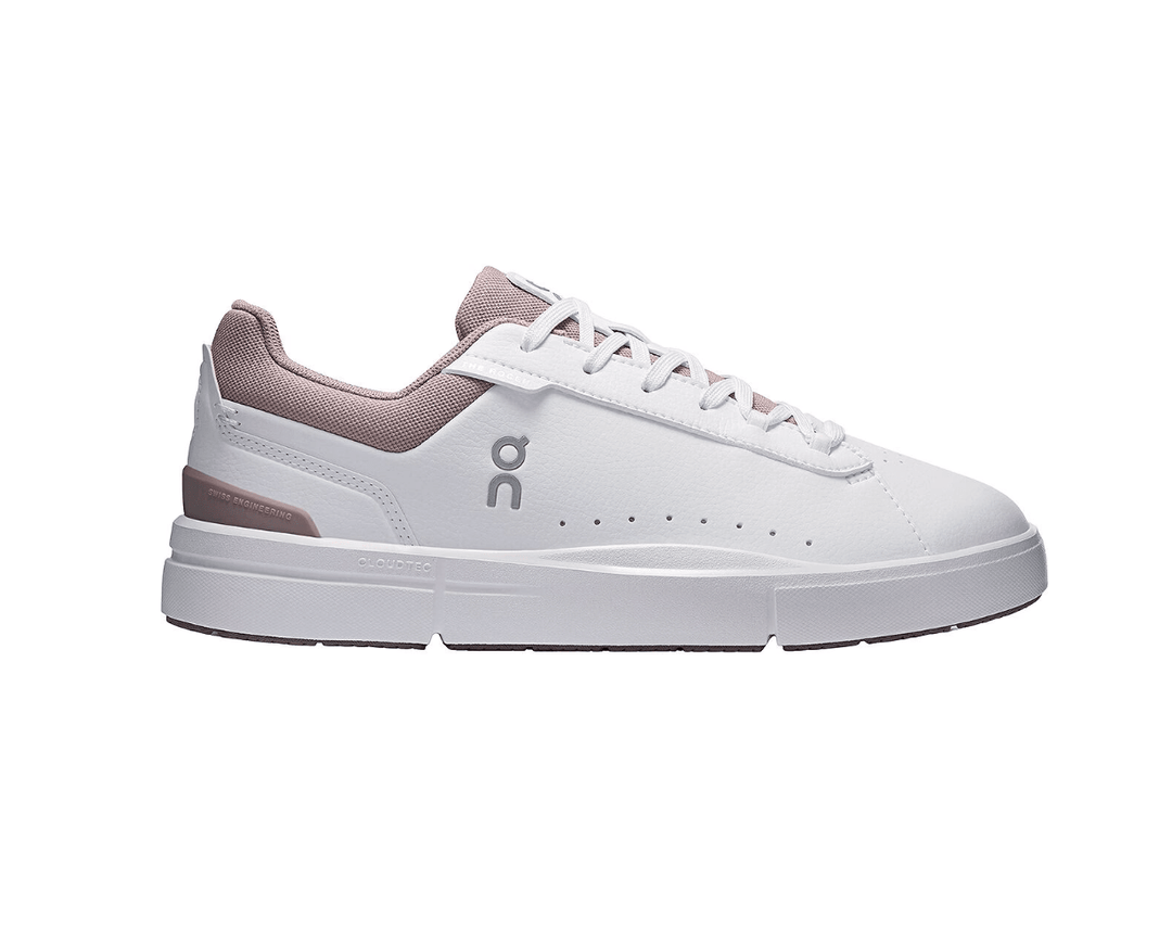 On Running ROGER ADVANTAGE WOMEN WHITE/HERON SNEAKER Shoes | Shop now at Main &amp; Taylor Shoes!