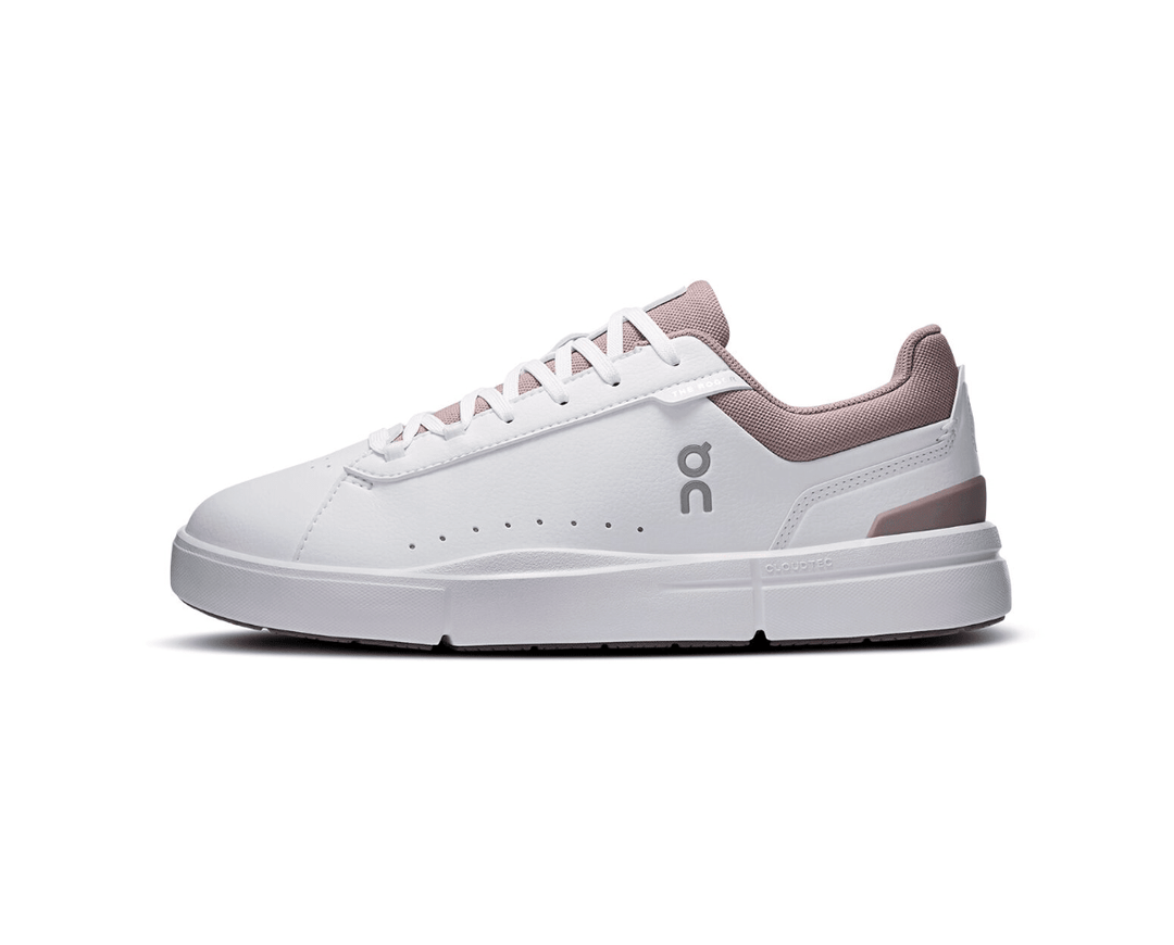 On Running ROGER ADVANTAGE WOMEN WHITE/HERON SNEAKER Shoes | Shop now at Main &amp; Taylor Shoes!