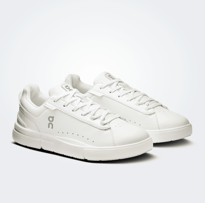 On Running ROGER ADVANTAGE WOMEN WHITE/WHITE SNEAKER Shoes | Shop now at Main &amp; Taylor Shoes!