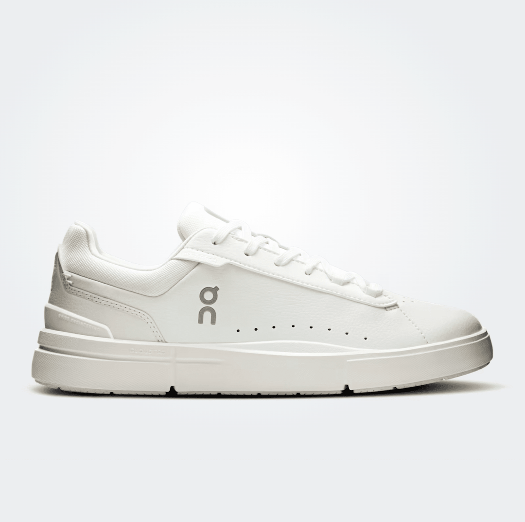On Running ROGER ADVANTAGE WOMEN WHITE/WHITE SNEAKER Shoes | Shop now at Main &amp; Taylor Shoes!