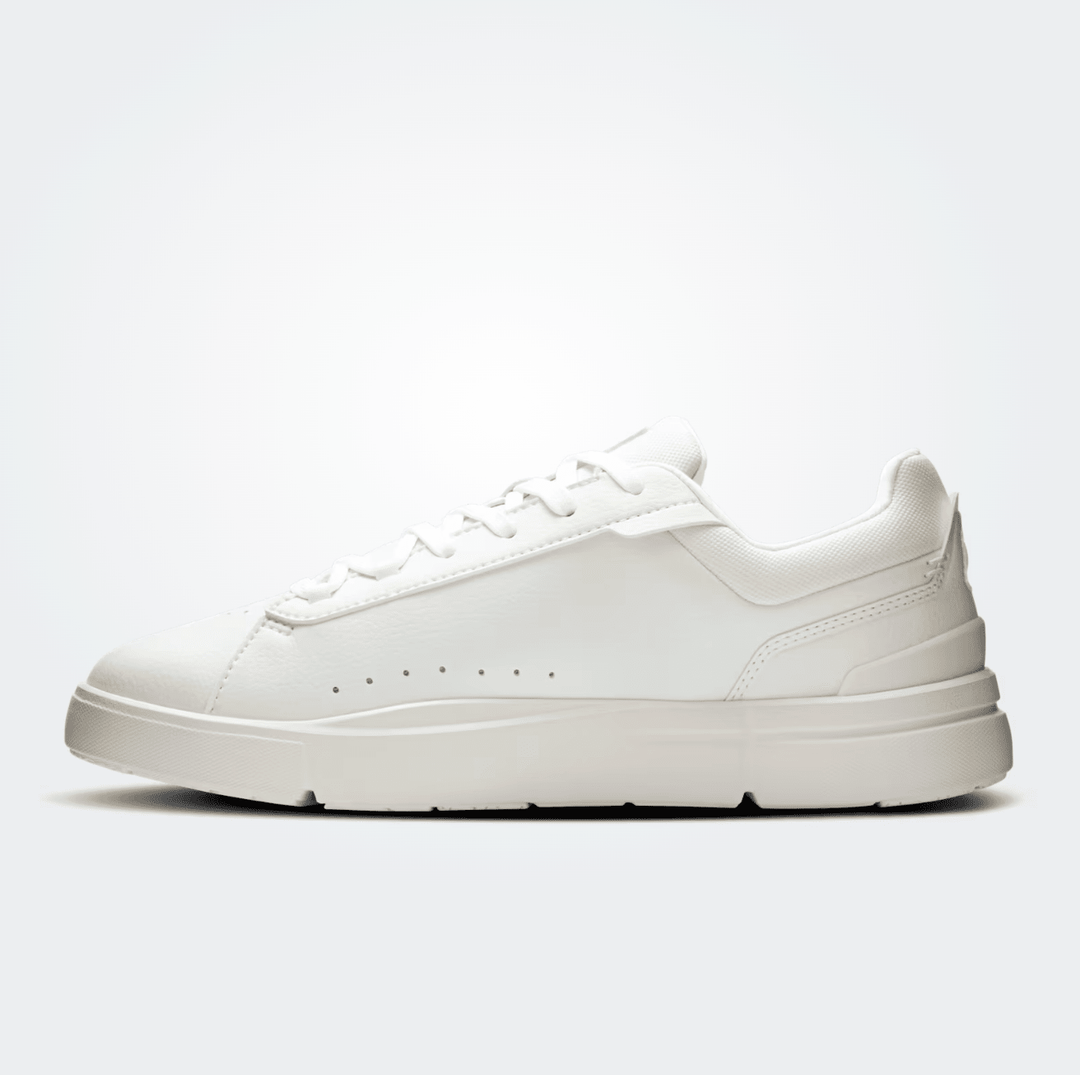 On Running ROGER ADVANTAGE WOMEN WHITE/WHITE SNEAKER Shoes | Shop now at Main &amp; Taylor Shoes!