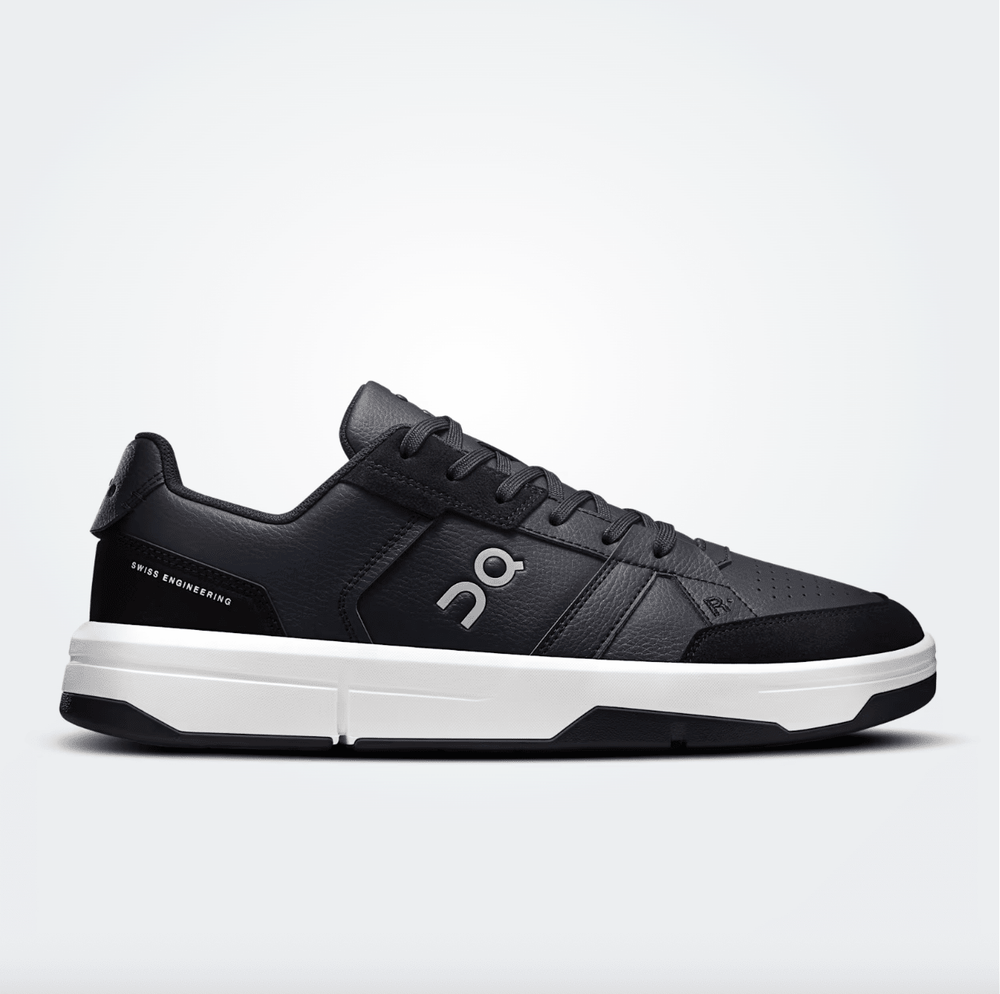 On Running ROGER CLUBHOUSE MEN BLACK/WHITE SNEAKER Shoes | Shop now at Main & Taylor Shoes!
