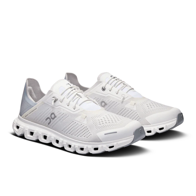 On オン ランニング ☆ CLOUD 6 Running Shoes Women's On Cloud 6 Women's Running Shoe, Pearl/White and Mauve