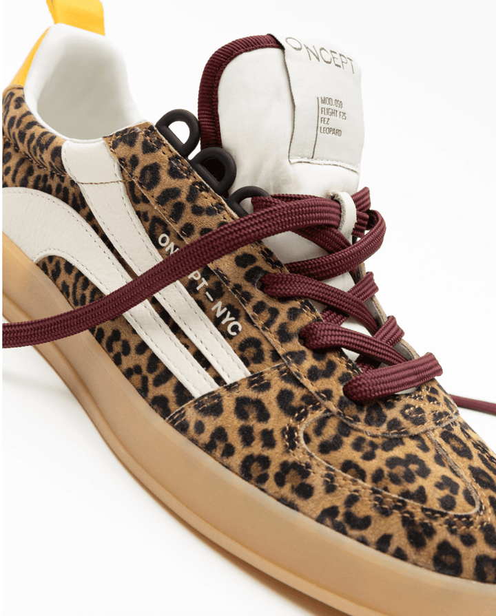 oncept FEZ LEOPARD SUEDE SNEAKER SHOES | Shop now at Main &amp; Taylor Shoes!