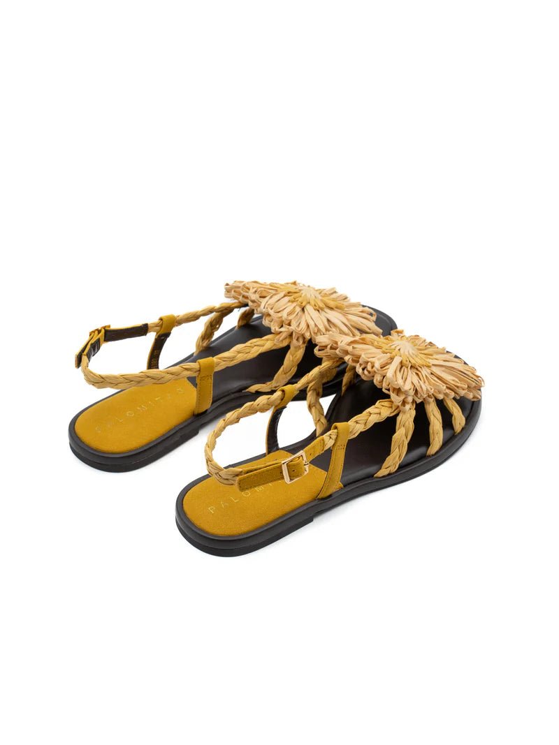 PALOMITAS ALICIA NATURAL RAFFIA SANDAL Shoes | Shop now at Main &amp; Taylor Shoes!