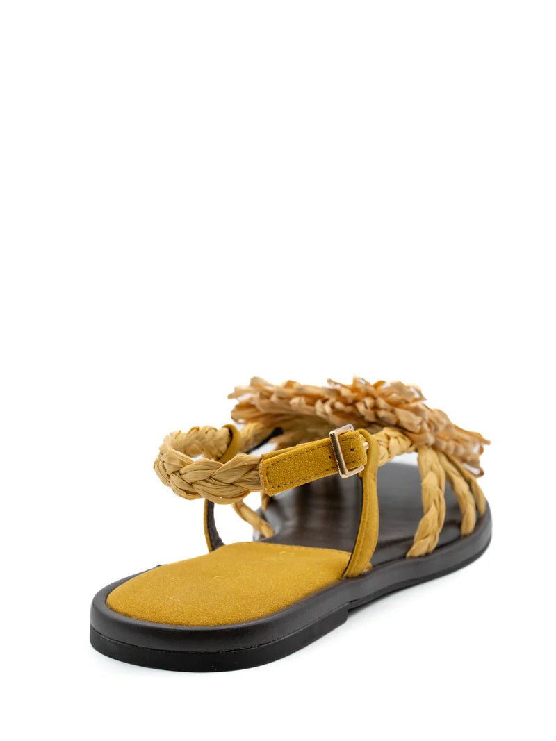 PALOMITAS ALICIA NATURAL RAFFIA SANDAL Shoes | Shop now at Main &amp; Taylor Shoes!