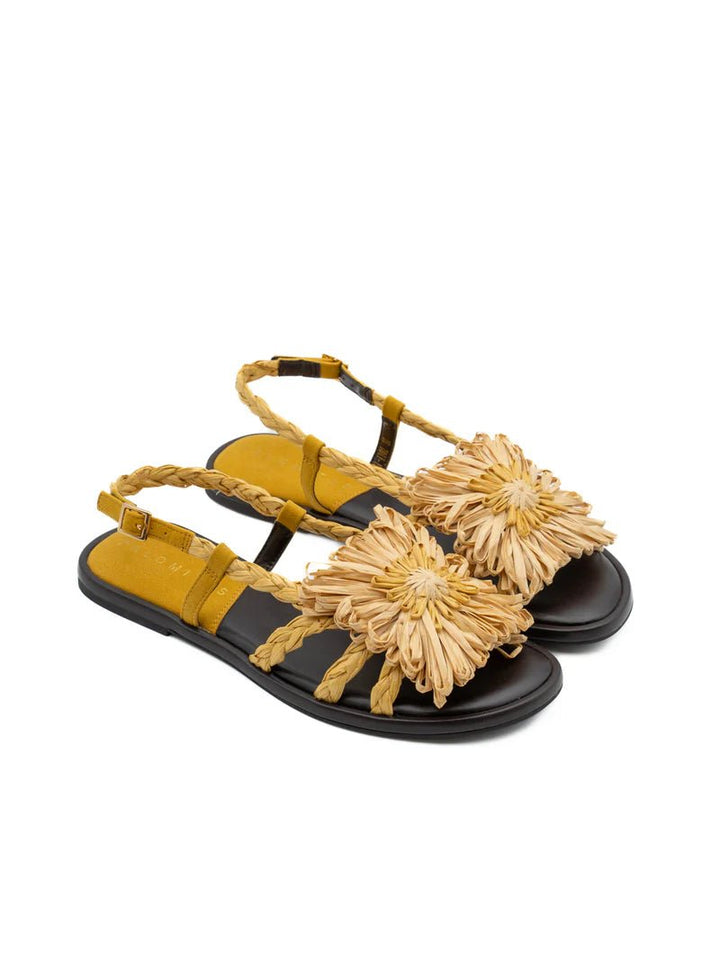 PALOMITAS ALICIA NATURAL RAFFIA SANDAL Shoes | Shop now at Main &amp; Taylor Shoes!