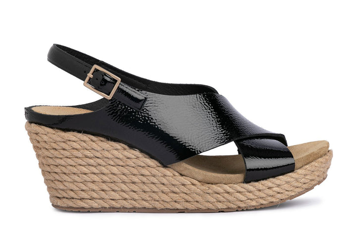 PEDRO GARCIA AVIS BLACK PATENT SHOES | Shop now at Main &amp; Taylor Shoes!