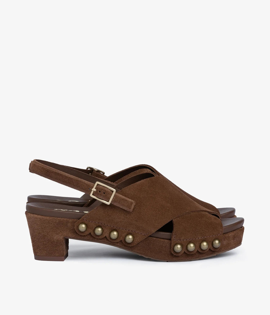 PEDRO GARCIA NEKANE CHESTNUT SUEDE CLOG Shoes | Shop now at Main &amp; Taylor Shoes!