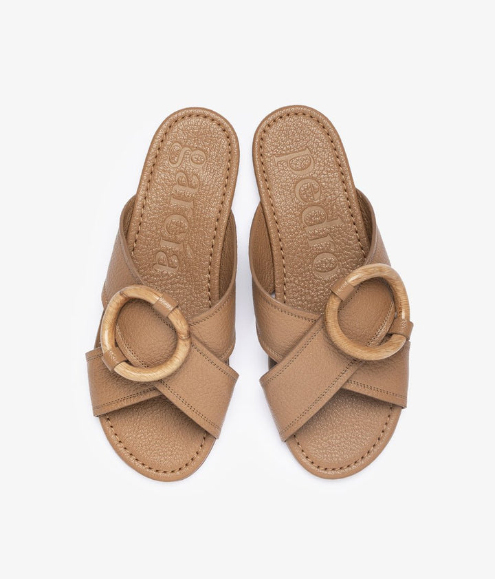 PEDRO GARCIA PANDITA BEIGE SANDAL Shoes | Shop now at Main &amp; Taylor Shoes!