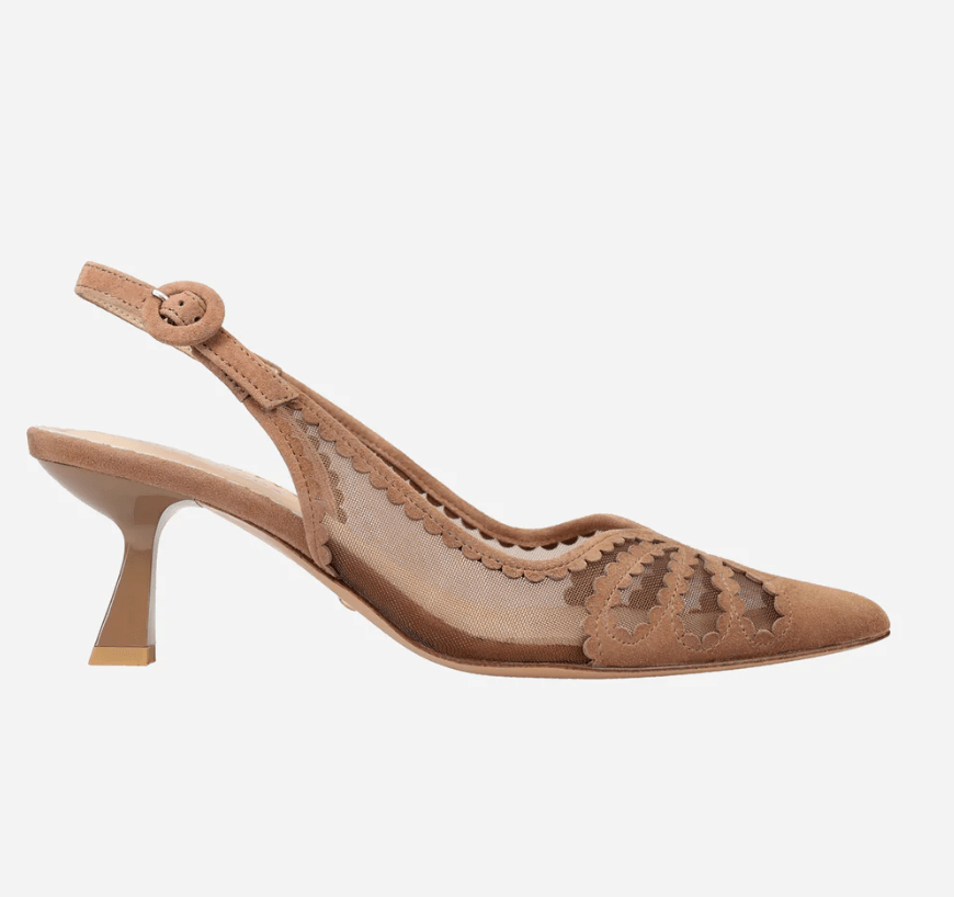 Pelle Moda JACIE TAUPE MESH HEEL Shoes | Shop now at Main & Taylor Shoes!