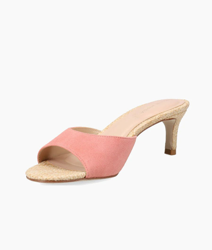 Pelle Moda UNIA 4 ROSE SUEDE HEEL Shoes | Shop now at Main &amp; Taylor Shoes!