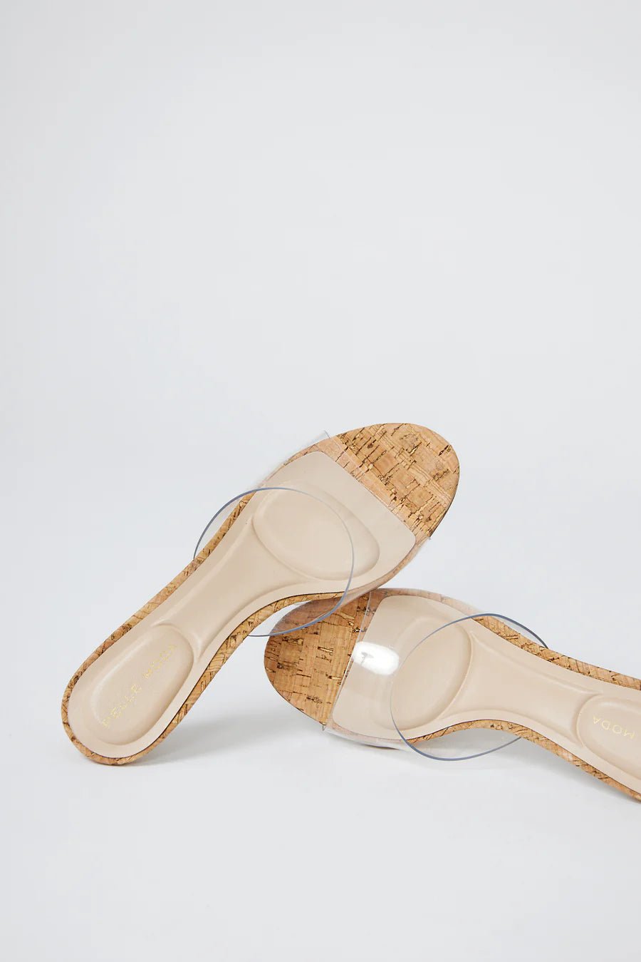 UNIA CLEAR VINYL/CORK HEEL CLEAR VINYL / 8.5 / M UNIA CLEAR VINYL/CORK HEEL CLEAR VINYL / 8.5 / M