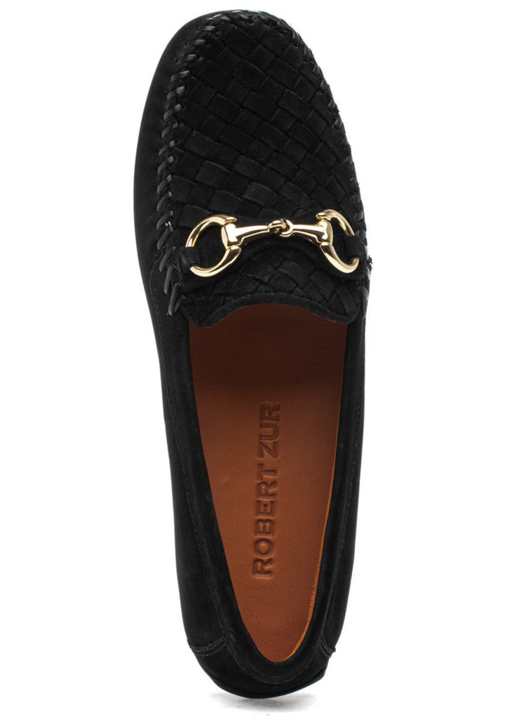 ROBERT ZUR PERLATA BLACK SUEDE Shoes | Shop now at Main &amp; Taylor Shoes!