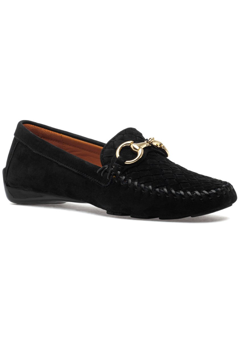 ROBERT ZUR PERLATA BLACK SUEDE Shoes | Shop now at Main &amp; Taylor Shoes!