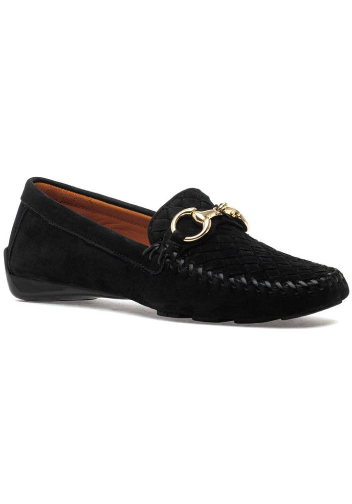 ROBERT ZUR PERLATA BLACK SUEDE Shoes | Shop now at Main &amp; Taylor Shoes!
