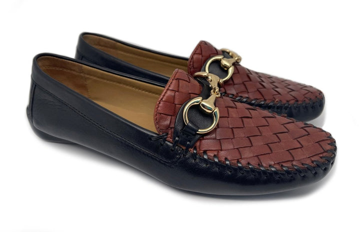 ROBERT ZUR PERLATA BLACK/LUGGAGE Shoes | Shop now at Main &amp; Taylor Shoes!