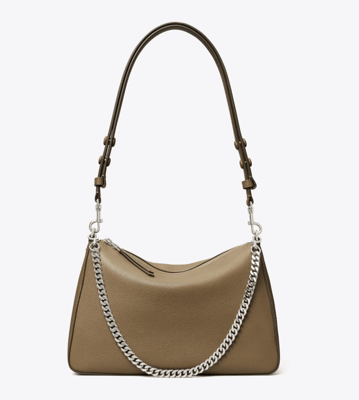 TORY BURCH HANDBAGS PERRY SHOULDER BAG WILD MUSHROOM HANDBAGS | Shop now at Main &amp; Taylor Shoes!