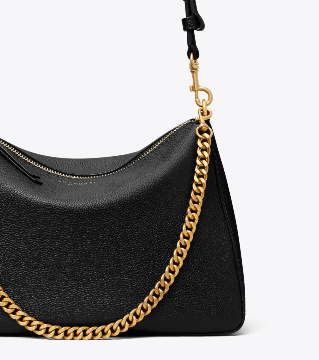 TORY BURCH HANDBAGS PERRY SHOULDER BAG BLACK HANDBAGS | Shop now at Main &amp; Taylor Shoes!