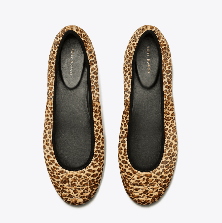 TORY BURCH REVA TRAVEL BALLET LEOPARD Shoes | Shop now at Main &amp; Taylor Shoes!