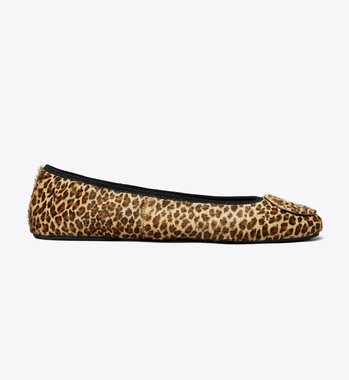 TORY BURCH REVA TRAVEL BALLET LEOPARD Shoes | Shop now at Main &amp; Taylor Shoes!