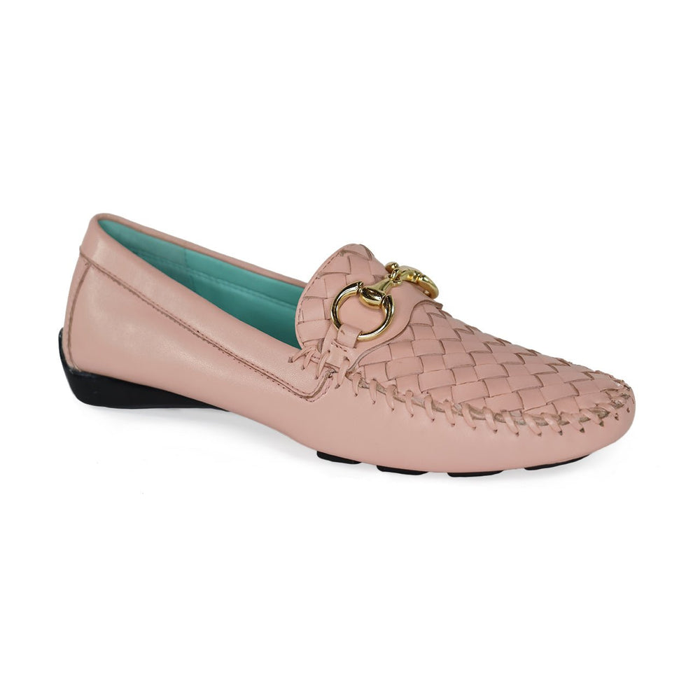 ROBERT ZUR PERLATA LT PINK DRIVING MOC SHOES | Shop now at Main & Taylor Shoes!